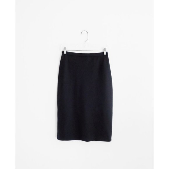 Vintage Dresses & Skirts - Vintage 90s Kors Michael Kors Bergdorf Goodman Black Pencil Skirt size 4